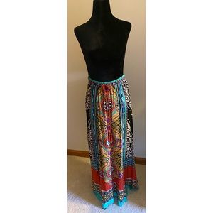 Flying Tomato Elastic-Waist Maxi Skirt